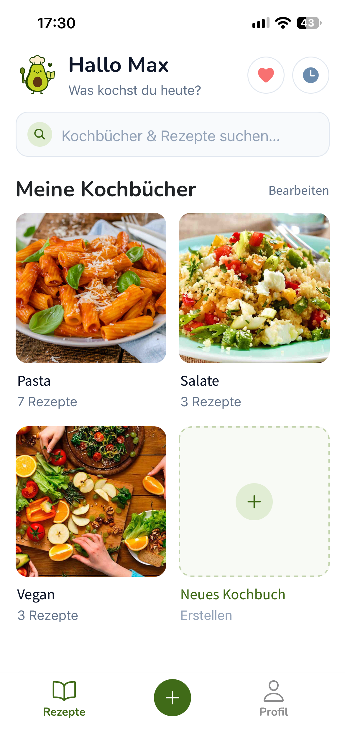 Rezeptfabrik App auf dem Smartphone